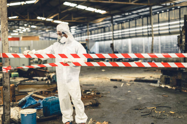 Professional Hoarding Cleanup technician working in Brunswick, GA